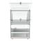 Koolmore 2 Tier Commercial Countertop Bakery Display Case with Front Curved Glass and Rear Door DC-2CN - alternate 8